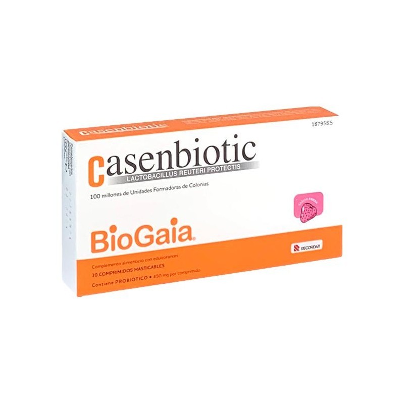 CASENBIOTIC 30 COMPRIMIDOS SABOR FRESA