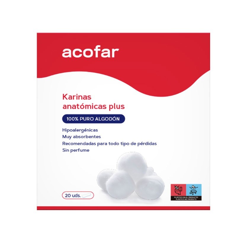 ACOFAR COMP KARINAS ALGODON 20 UDS