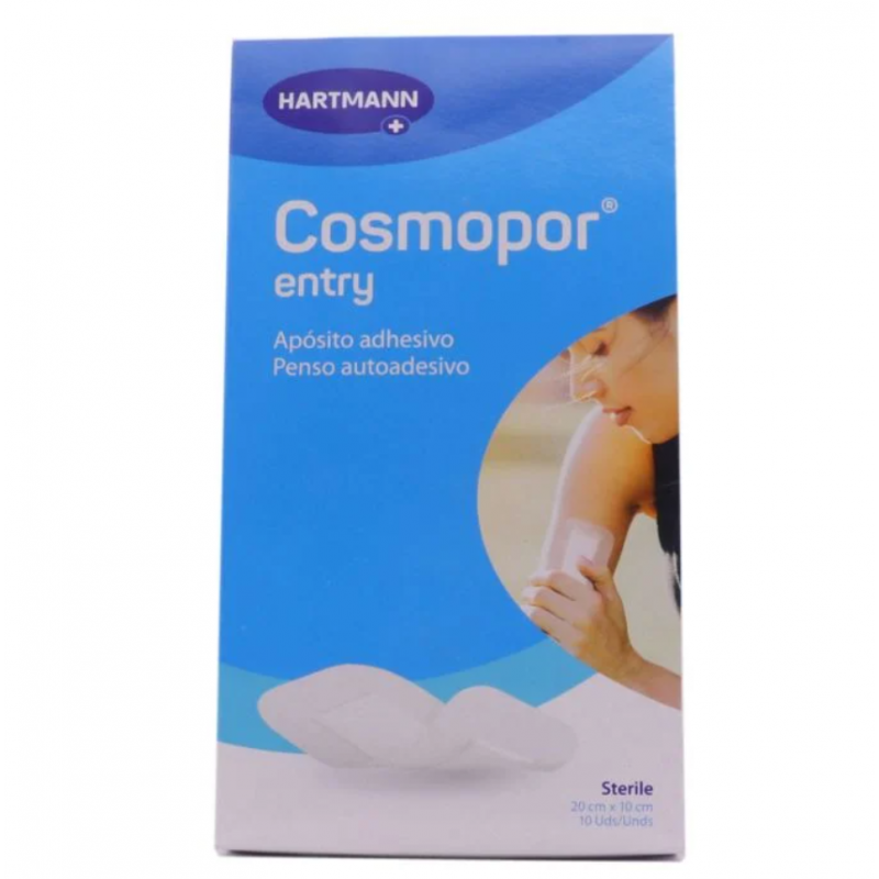 COSMOPOR ENTRY APOSITO ESTERIL 10 UNIDADES 20 CM X 10 CM
