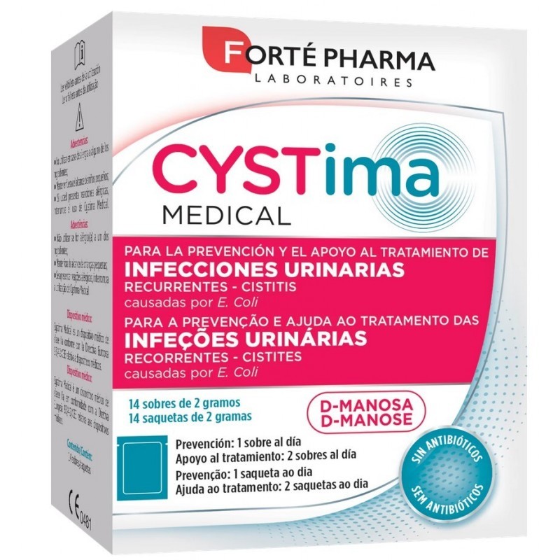 CYSTIMA MEDICAL 14 SOBRES 2 G