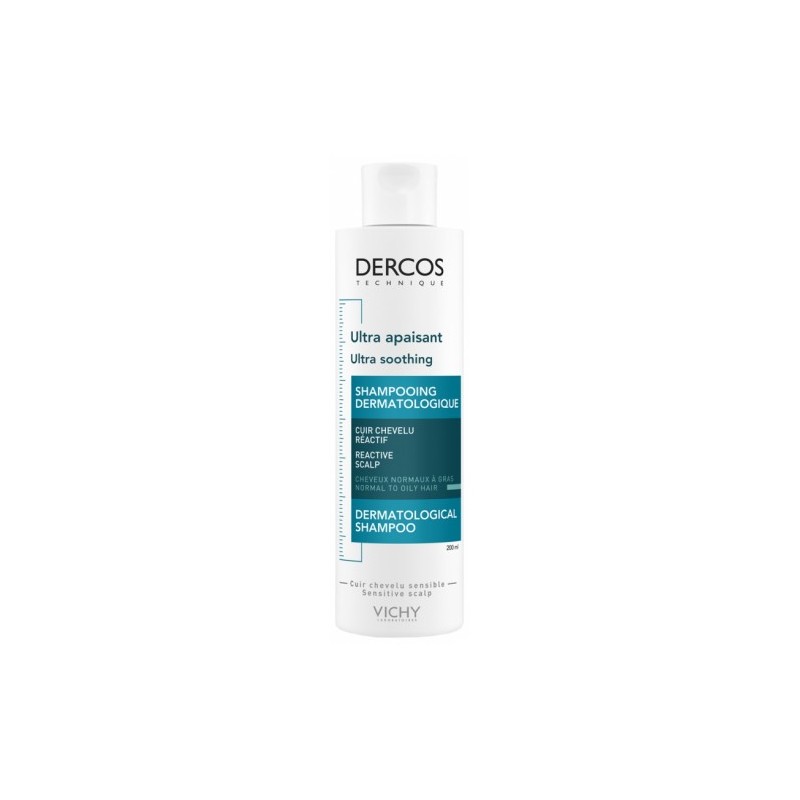DERCOS CHAMPU ULTRA CALMANTE USO FRECUENTE CABELLO GRASO 200 ML