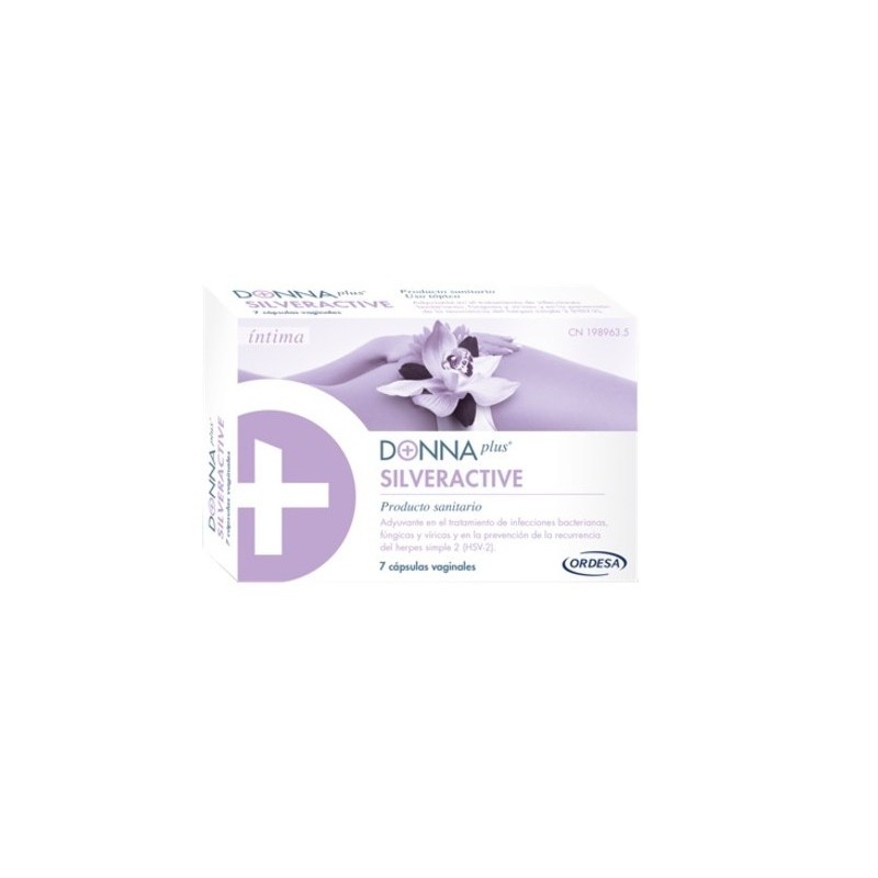 DONNA PLUS SILVERACTIVE 7 CAPSULAS VAGINALES