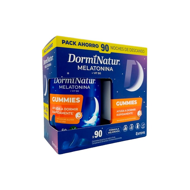 DORMINATUR GUMMIES PACK AHORRO 90 CARAMELOS GOMA