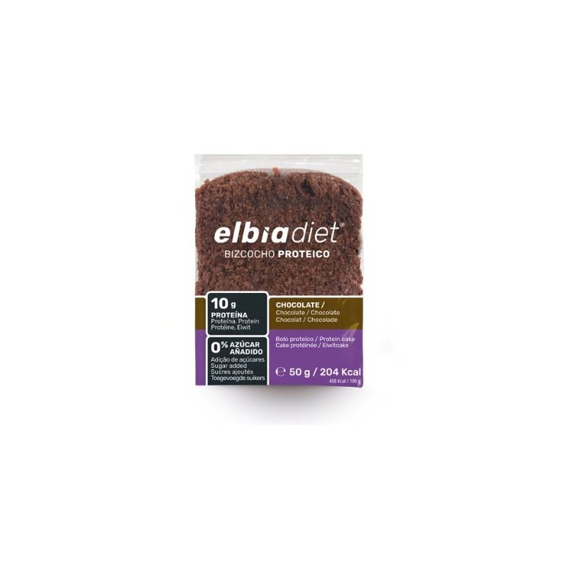 ELBIA BIZCOCHO DE CHOCOLATE 50 G