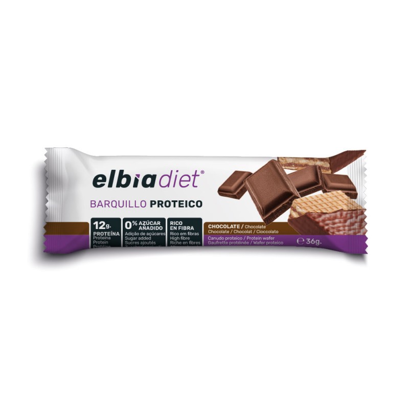 ELBIA DIET BARQUILLO 36 G SABOR CHOCOLATE