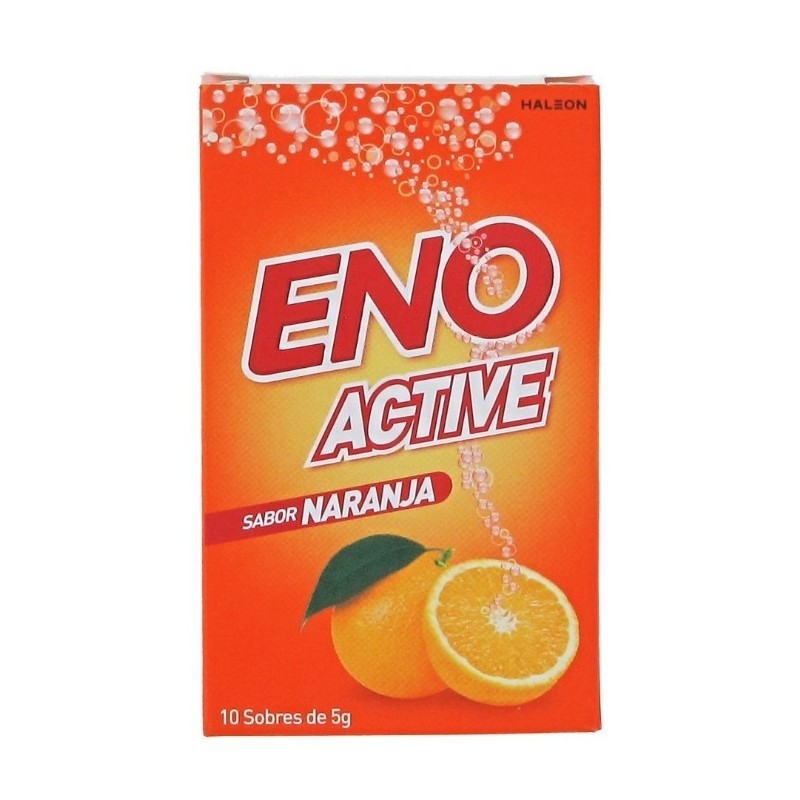 ENO ACTIVE 10 SOBRES 5 G SABOR NARANJA