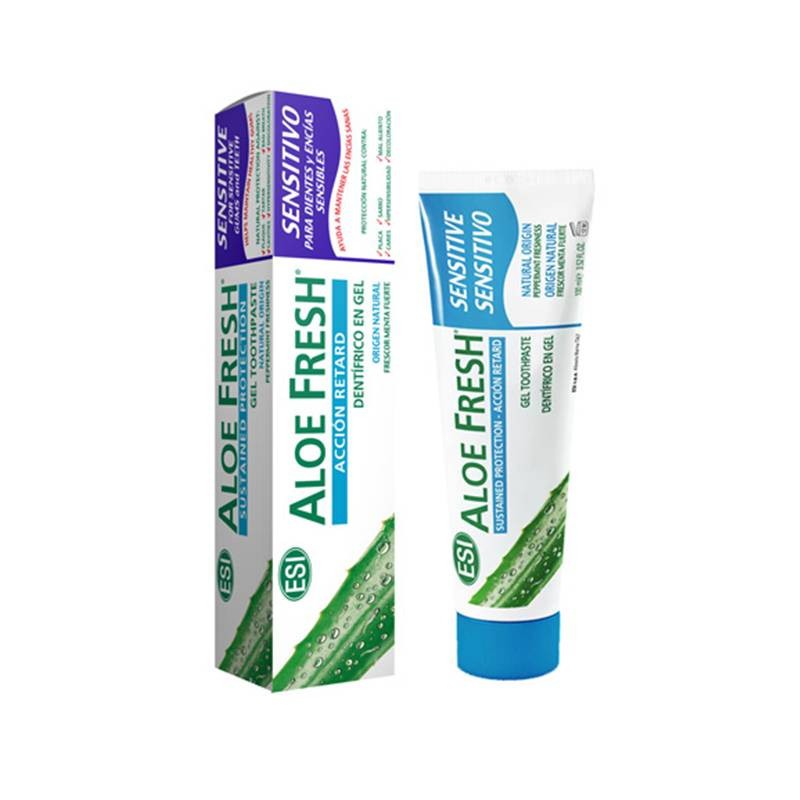 ESI GEL ALOE FRESH SENSITIVO SABOR FRESCOR MENTA FUERTE 100 ML