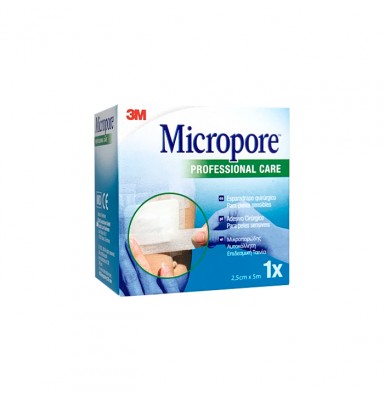 ESPA MICROPORE BLANCO 5X2,5 CM