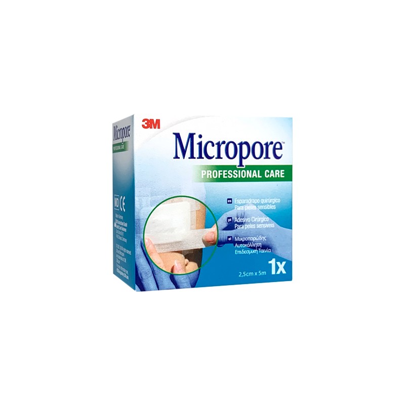 ESPA MICROPORE BLANCO 5X2,5 CM