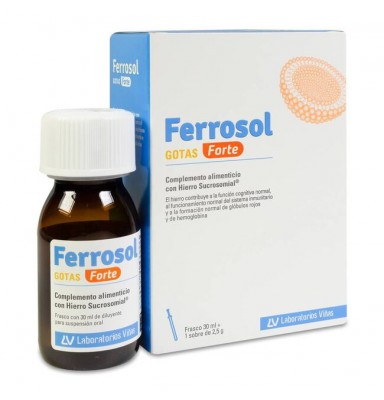 FERROSOL GOTAS FORTE 30 ML...