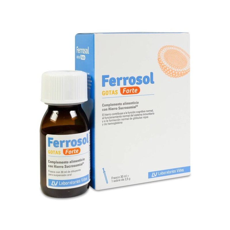 FERROSOL GOTAS FORTE 30 ML + SOBRE 2.5 G