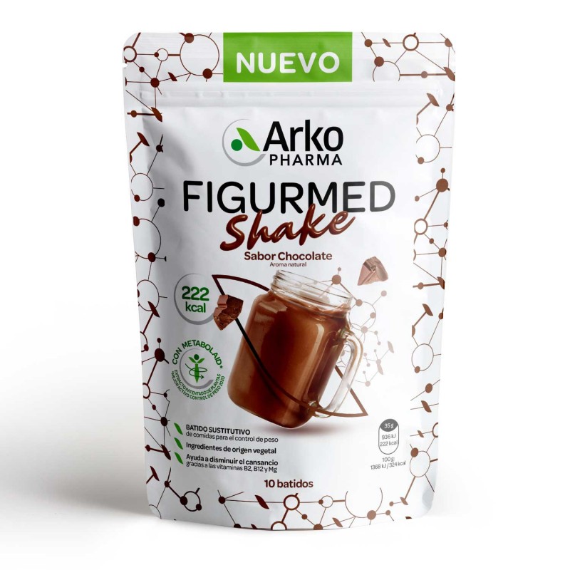 FIGURMED SHAKE BATIDO SUSTITUTIVO 350 G SABOR CHOCOLATE