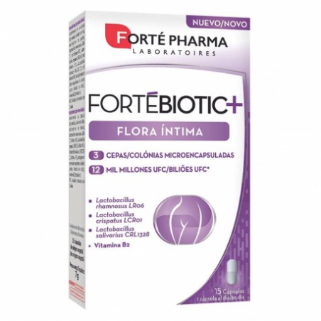  FORTEBIOTIC+ FLORA INTIMA 15 CAPSULAS 