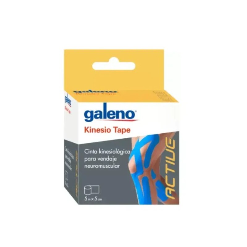 GALENO KINESIO TAPE 5 M X 5 CM COLOR AZUL