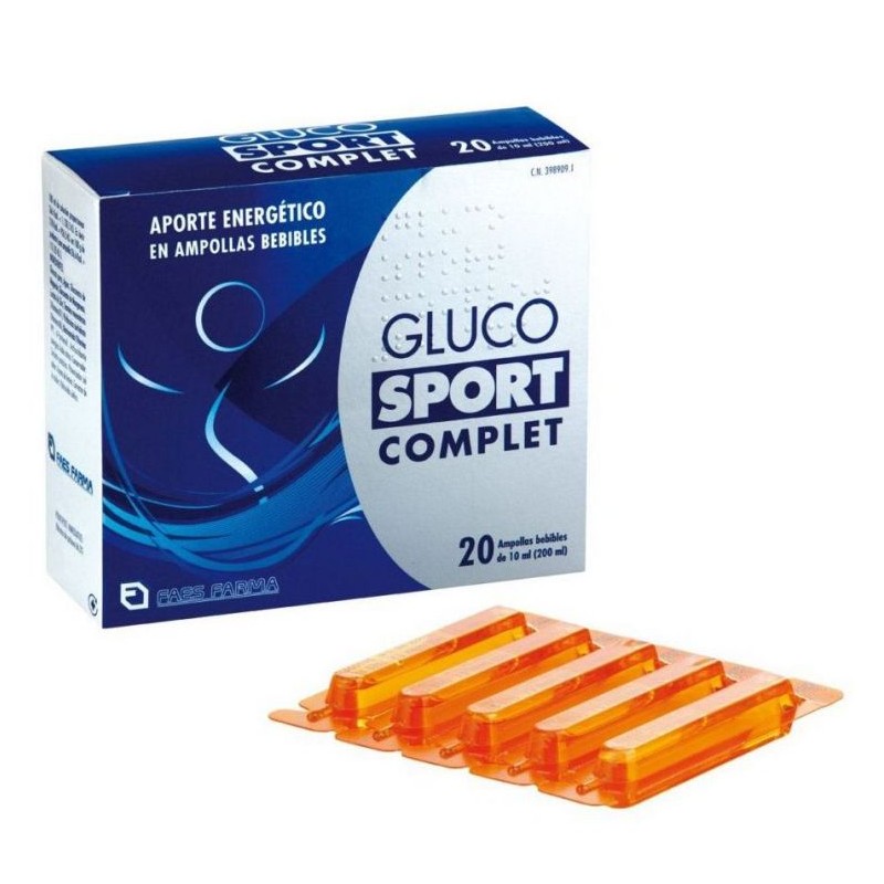 GLUCOSPORT COMPLET 20 AMP BEB