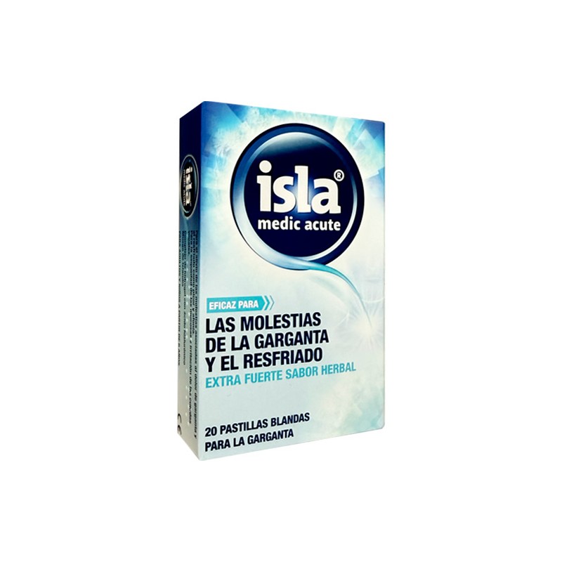 ISLA MEDIC ACUTE 20 PASTILLAS BLANDAS SABOR HERBAL