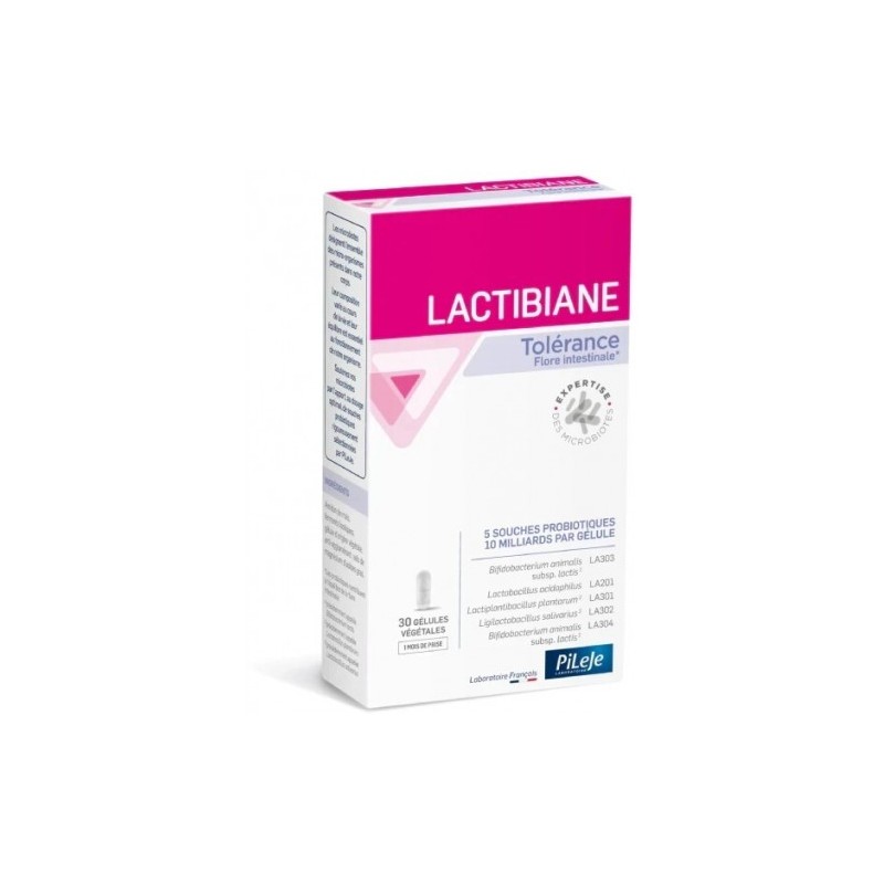 LACTIBIANE TOLERANCE PILEJE 2,5 G 30 CAPSULAS