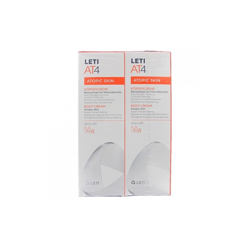 LETI AT4 PACK CREMA CORPORAL 2 X 200 ML