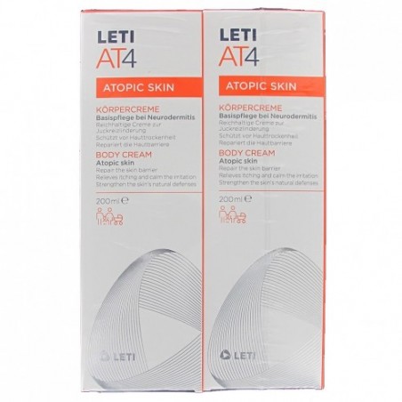 LETI AT4 PACK CREMA CORPORAL 2 X 200 ML 