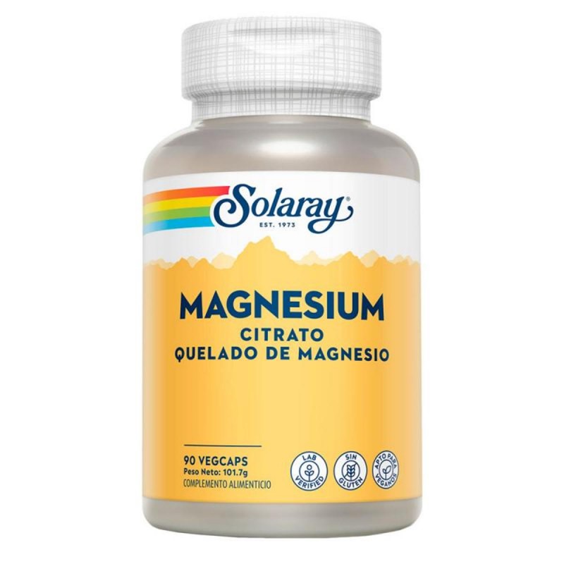 MAGNESIUM CITRATO 90 CAP SOLARAY