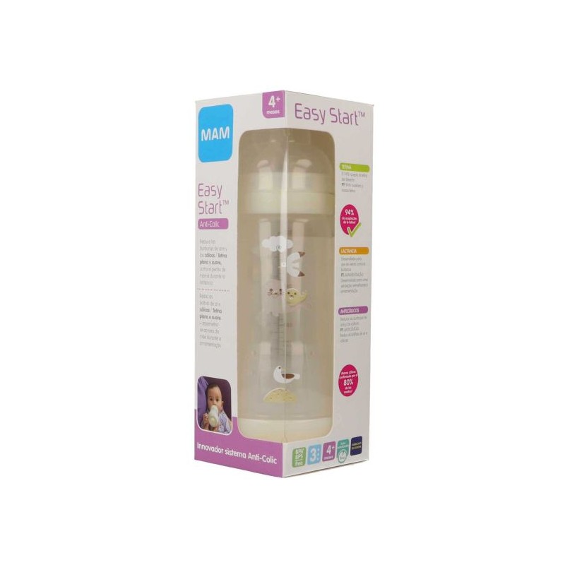 MAM BIBERON ANTI-COLIC EASY START 4+ MESES 320 ML MARFIL