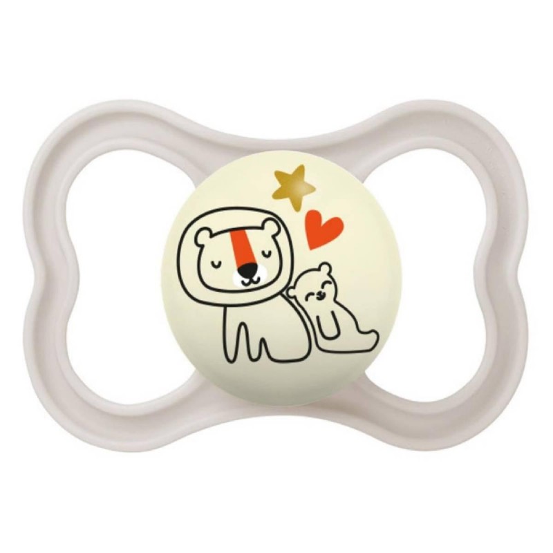 MAM SUPREME NIGHT CHUPETE SILICONA SIMETRICA  +16 MESES MATT NEUTRO