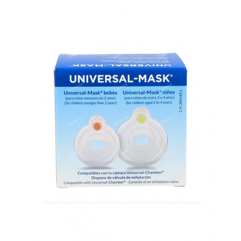 MASCARILLA UNIVERSAL MASK 2 UNIDADES BEBES + NIÑOS