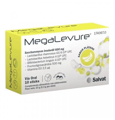 MEGALEVURE 10 STICKS SABOR...