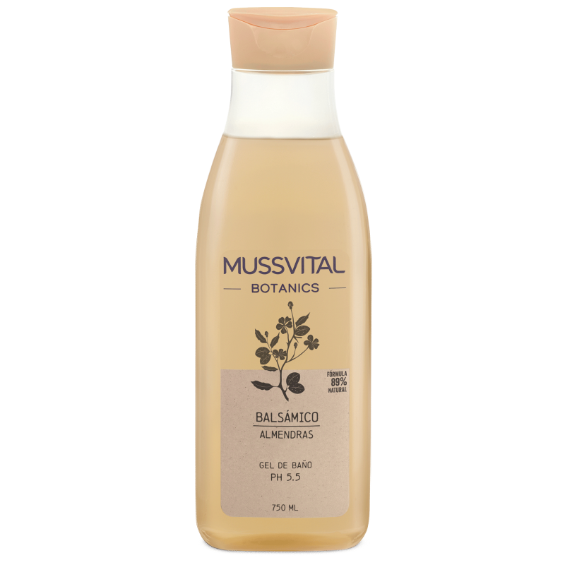 MUSSVITAL ESSENTIALS BOTANICS GEL DE BAÑO ALMENDRA 1 ENVASE 750 ML