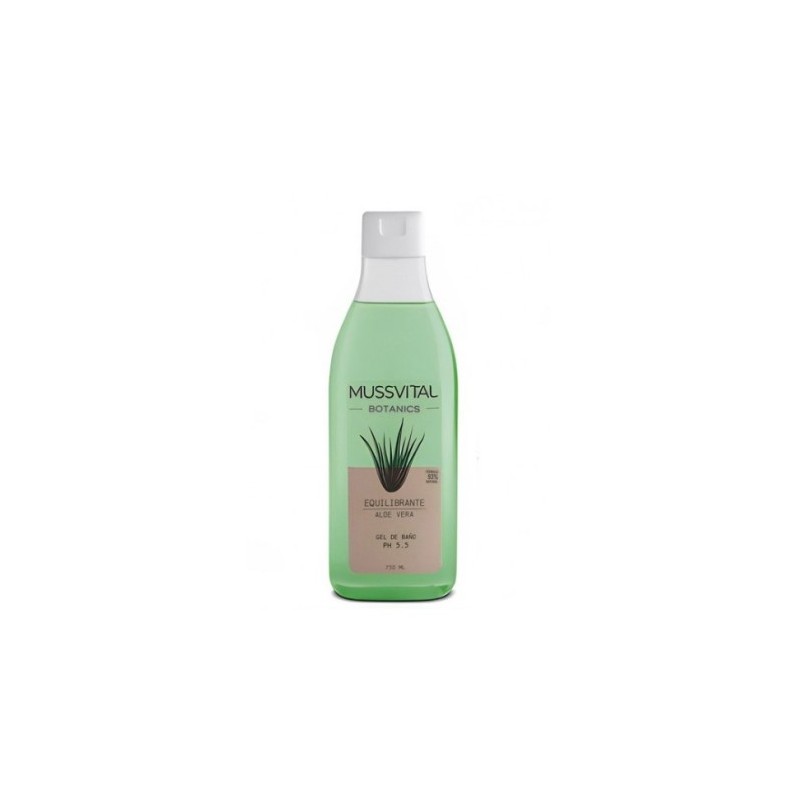 MUSSVITAL ESSENTIALS BOTANICS GEL DE BAÑO ALOE VERA 1 ENVASE 750 ML