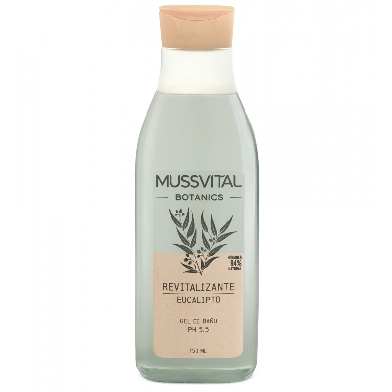 MUSSVITAL ESSENTIALS BOTANICS GEL DE BAÑO EUCALIPTO 1 ENVASE 750 ML