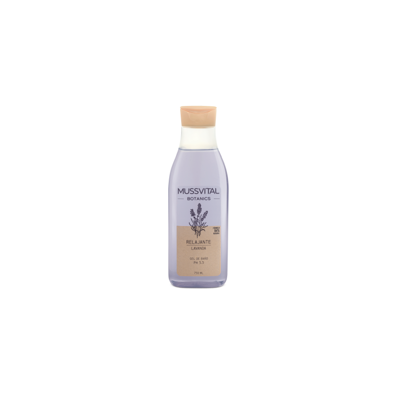 MUSSVITAL ESSENTIALS BOTANICS GEL DE BAÑO LAVANDA 1 ENVASE 750 ML