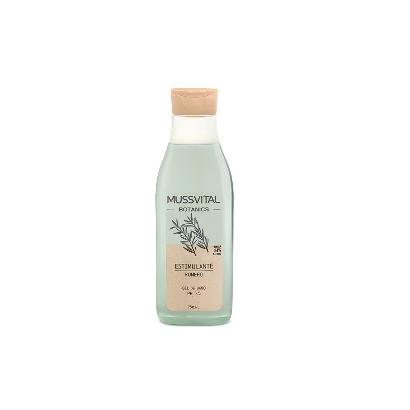 MUSSVITAL ESSENTIALS BOTANICS GEL DE BAÑO ROMERO 1 ENVASE 750 ML