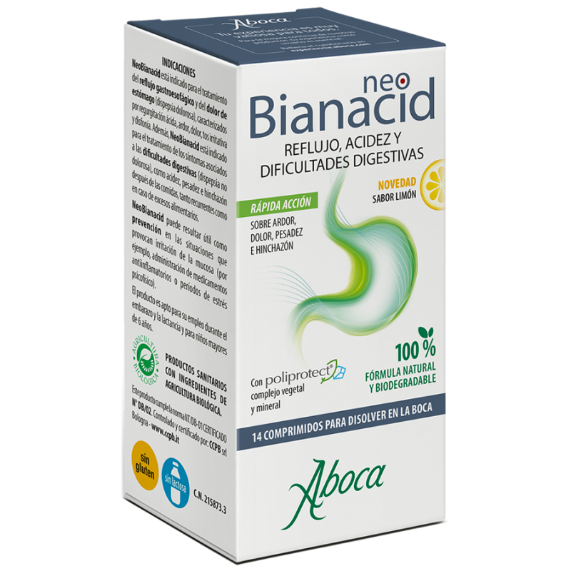 NEOBIANACID 14 COMPRIMIDOS SABOR LIMON