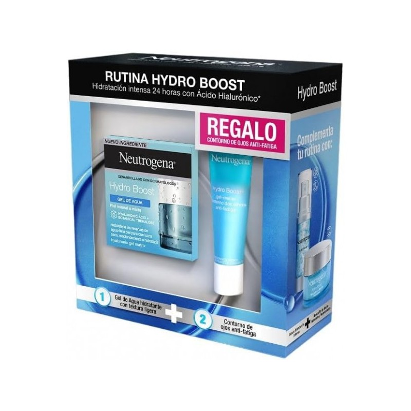 NEUTROGENA HYDRO BOOST CREMA GEL + CONTORNO DE OJOS ANTI-FATIGA 1 ENVASE 50 ML + 1 ENVASE 15 ML PACK