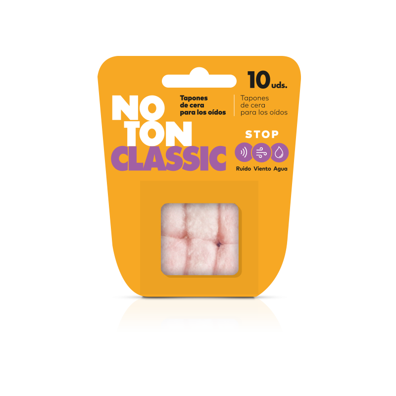 NOTON TAPONES OIDOS CERA CLASSIC 10 UDS