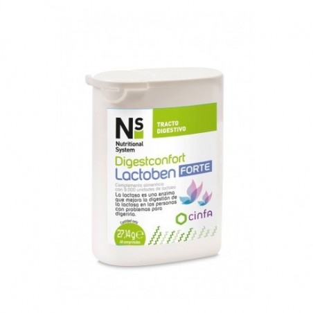  NS DIGESTCONFORT LACTOBEN FORTE 60 COMPRIMIDOS 