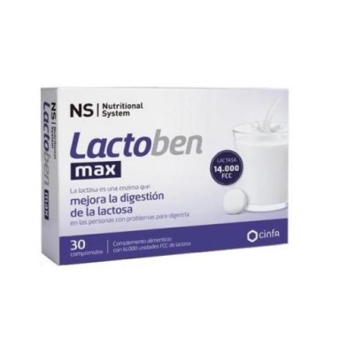 NS LACTOBEN MAX 30 COMPRIMIDOS