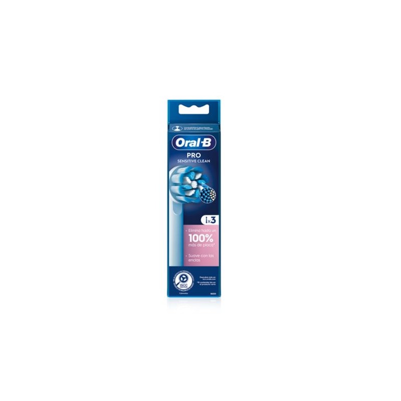 ORAL-B PRO SENSITIVE CLEAN RECAMBIO 3 CABEZALES