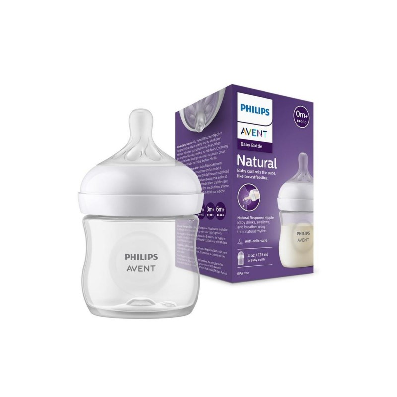 PHILIPS AVENT NATURAL BIBERON ANTI-COLIC RESPONSE + 0 MESES 1 UNIDAD 125 ML
