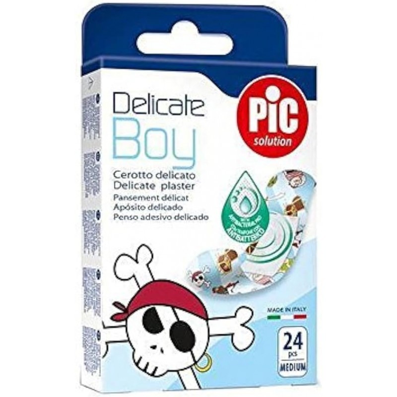PIC DELICATE KIDS APOSITO ADHESIVO BOY 24 APOSITOS 72 M X 19 MM