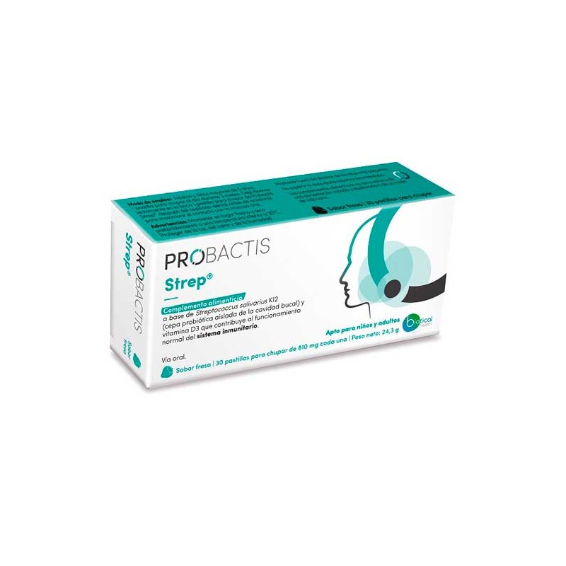 PROBACTIS STREP 30 PASTILLAS PARA CHUPAR