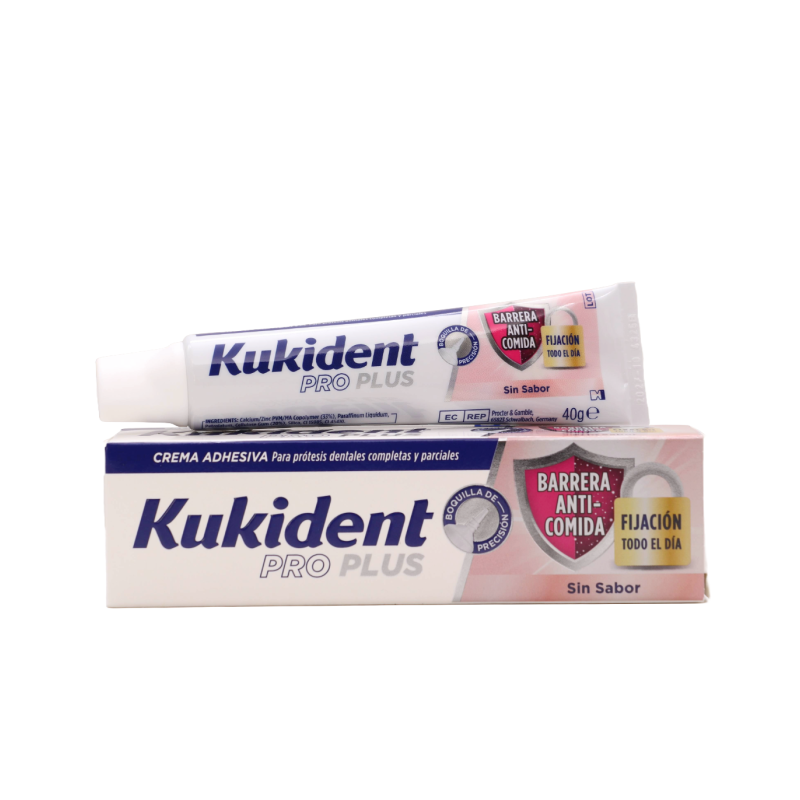 KUKIDENT PRO PLUS BARRERA ANTI-COMIDA SIN SABOR 40 GR