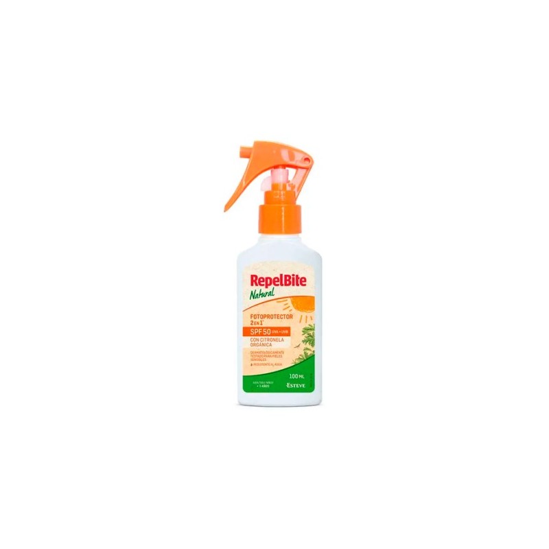 REPELBITE NATURAL FOTOPROTECTOR INFANTIL SPF50+ 1 ENVASE 100 ML