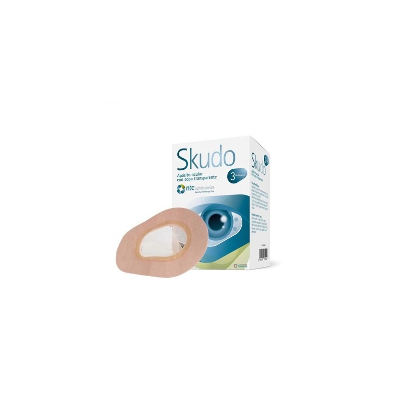 SKUDO APOSITO OCULAR CON CAPA TRANSPARENTE