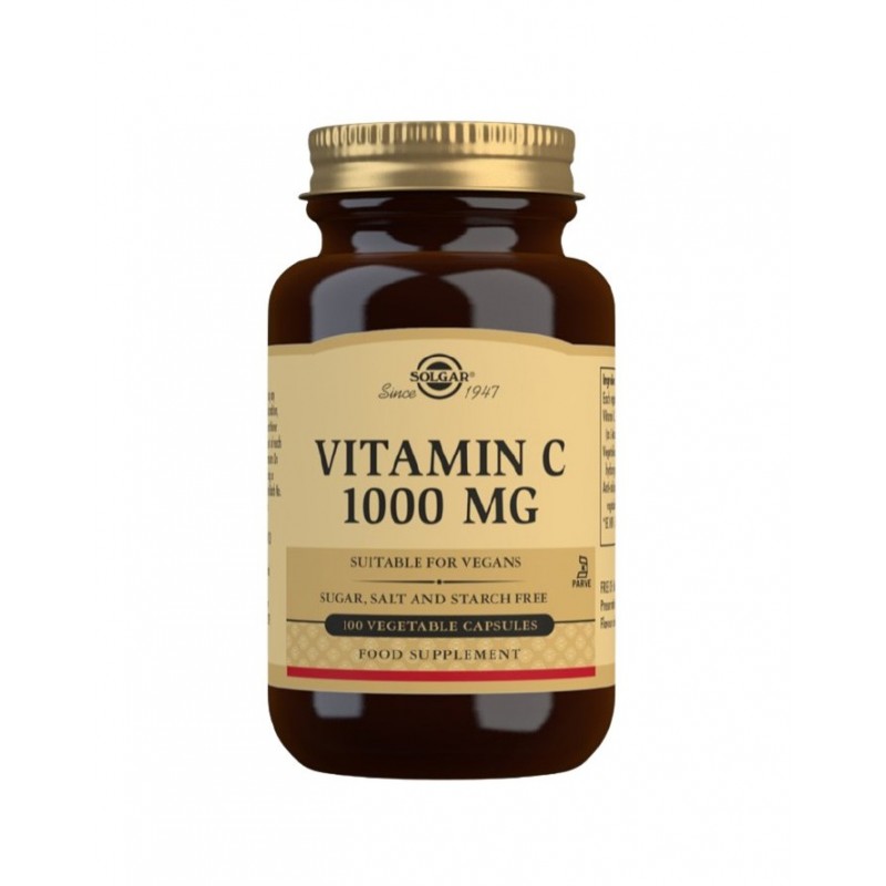 SOLGAR VITAMINA C 1000 MG 100 CAPSULAS VEGETALES
