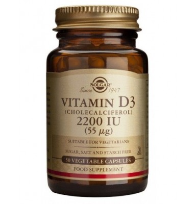 SOLGAR VITAMINA D3 2.200 UI...