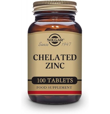 SOLGAR ZINC QUELADO 22 MG...