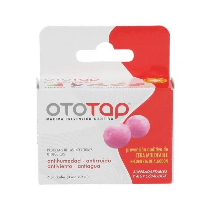 TAPONES OIDOS OTOTAP CERA 6 UDS