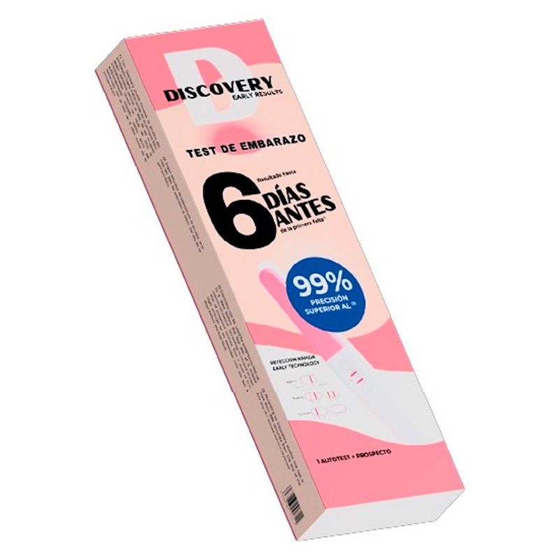 TEST DE EMBARAZO DISCOVERY 6 DIAS ANTES 1 UNIDAD